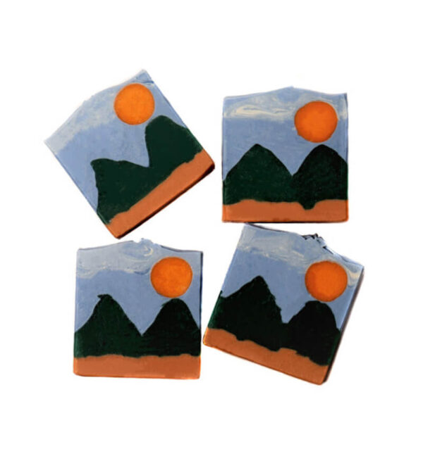 Beautiful Western Ghats Design Soaps